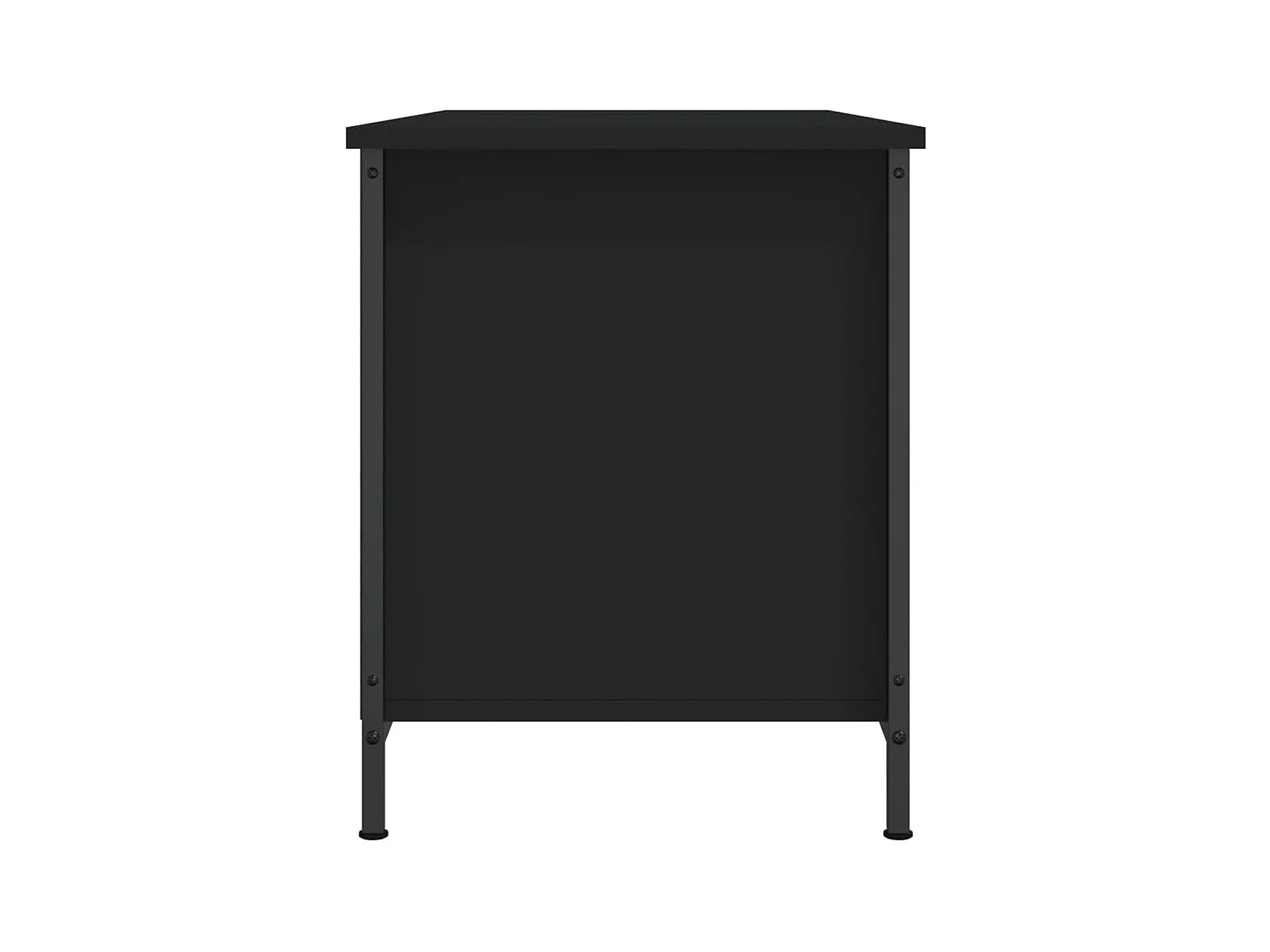 Xarnir  Meuble TV Noir 100x40x50 cm Bois d'ingénierie