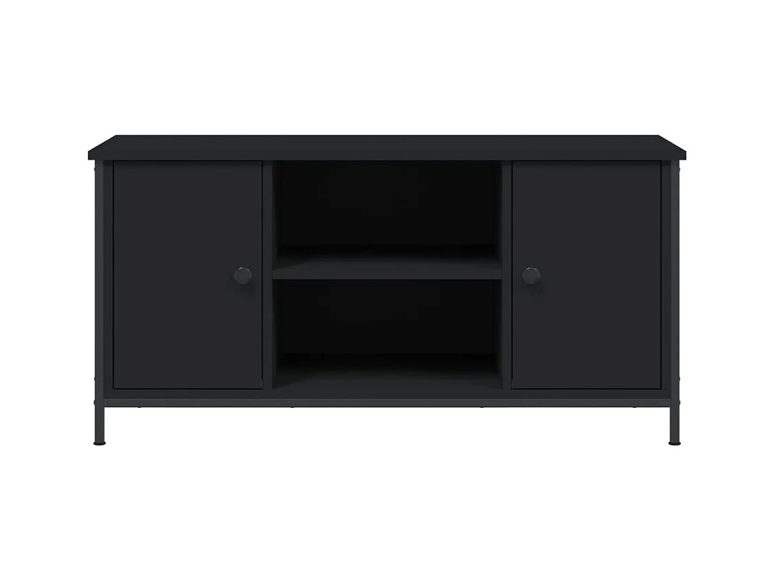 Xarnir  Tv-meubel 100x40x50 cm bewerkt hout zwart