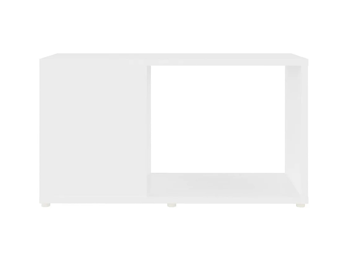 Norman  Meuble TV Blanc 60x24x32 cm Bois d'ingénierie