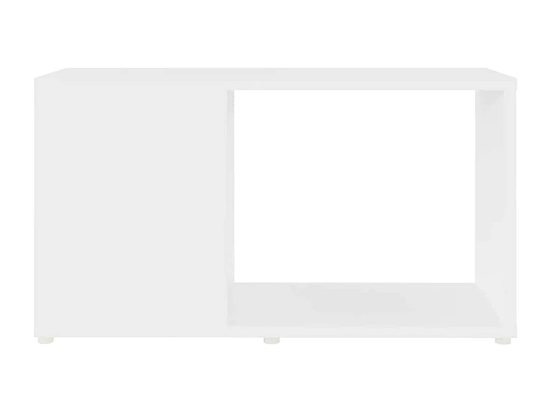 Norman  Meuble TV Blanc 60x24x32 cm Bois d'ingénierie