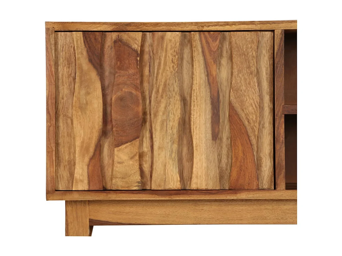 Garden Furniture -  Meuble TV Bois massif de Sesham 118 x 30 x 40 cm