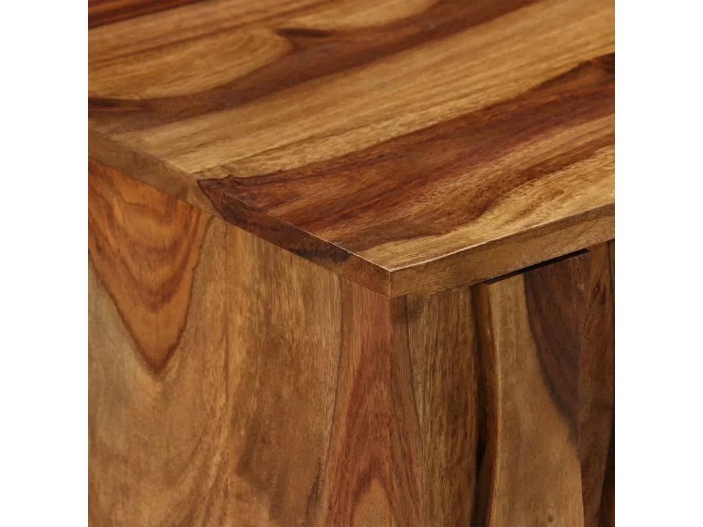 Garden Furniture -  Meuble TV Bois massif de Sesham 118 x 30 x 40 cm