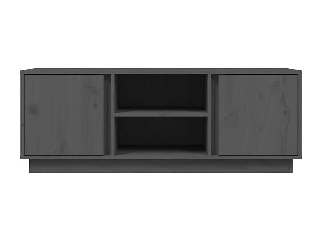 Arwen  Tv-meubel 110x35x40,5 cm massief grenenhout grijs