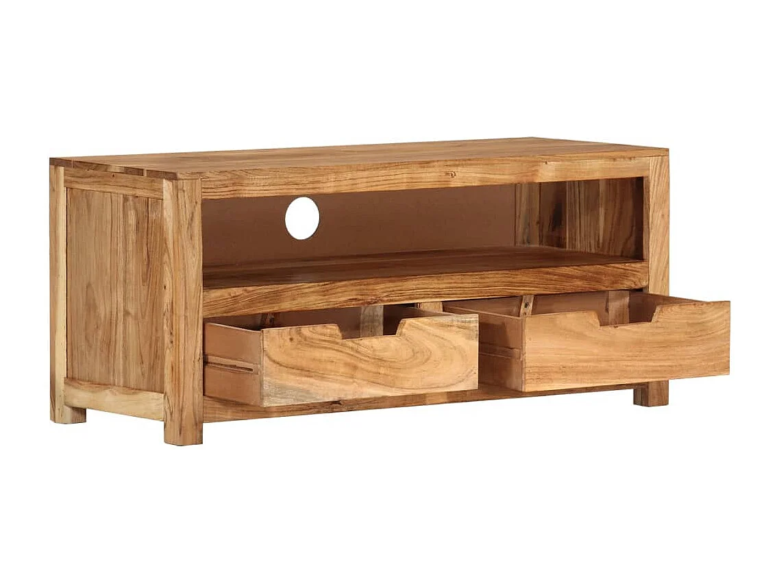 Prolenta Premium -  Meuble TV 88x35x40 cm bois d'acacia massif