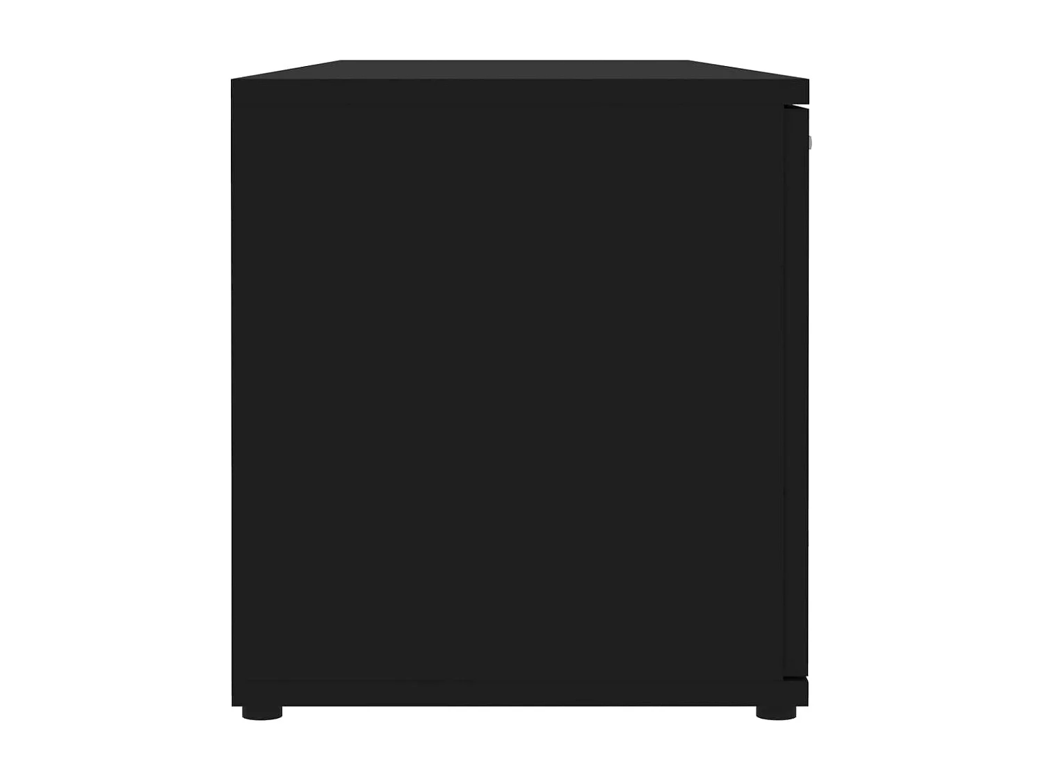 Teodoro Giuseppe  Meuble TV Noir 120x34x37 cm Bois d’ingénierie