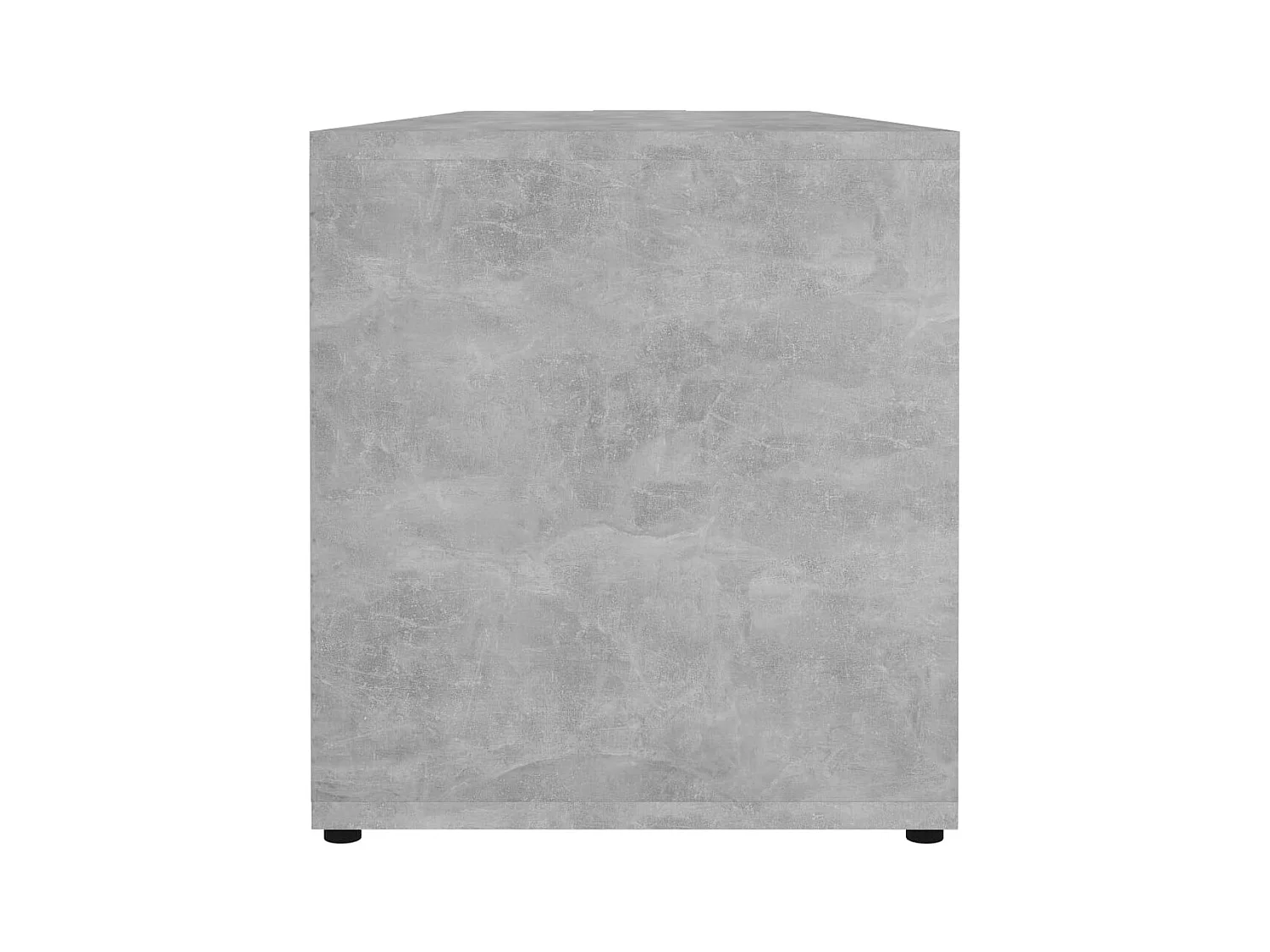 Steijn  Meuble TV Gris béton 120x34x37 cm Bois d’ingénierie