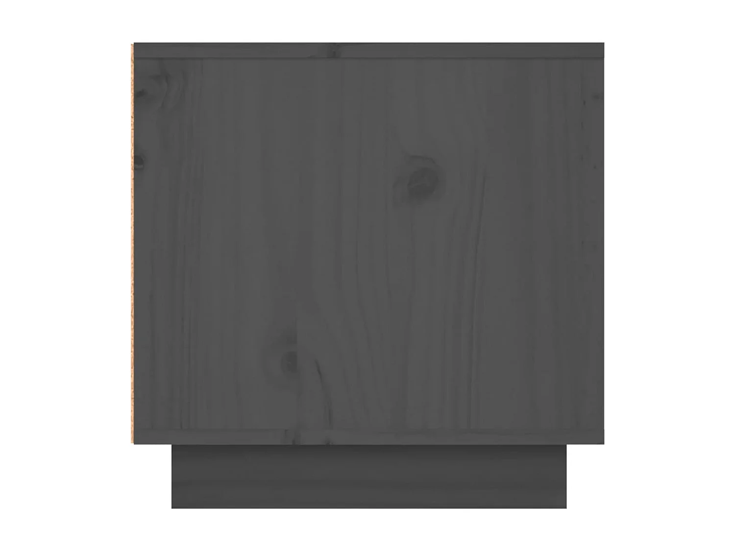 Renira  Meuble TV Gris 156x40x40 cm Bois de pin massif