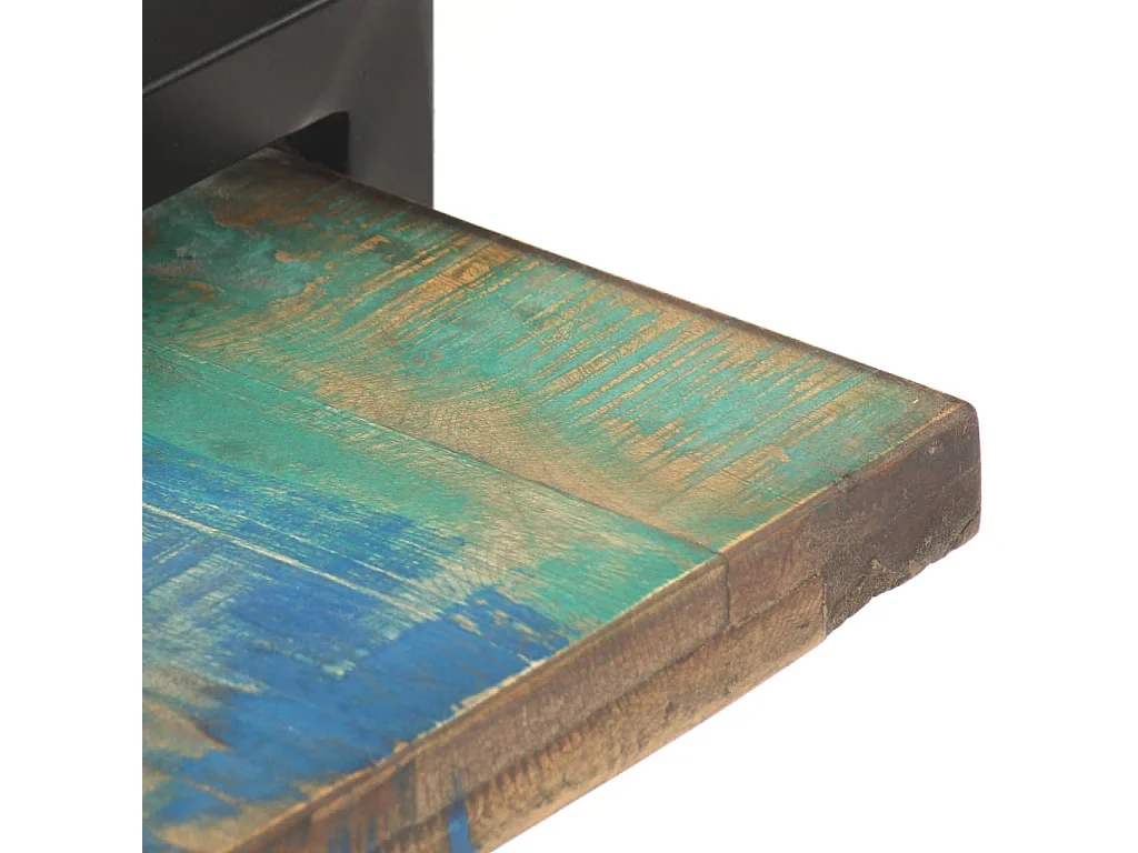 Gokce  Meuble TV 160x40x40 cm Bois de récupération massif