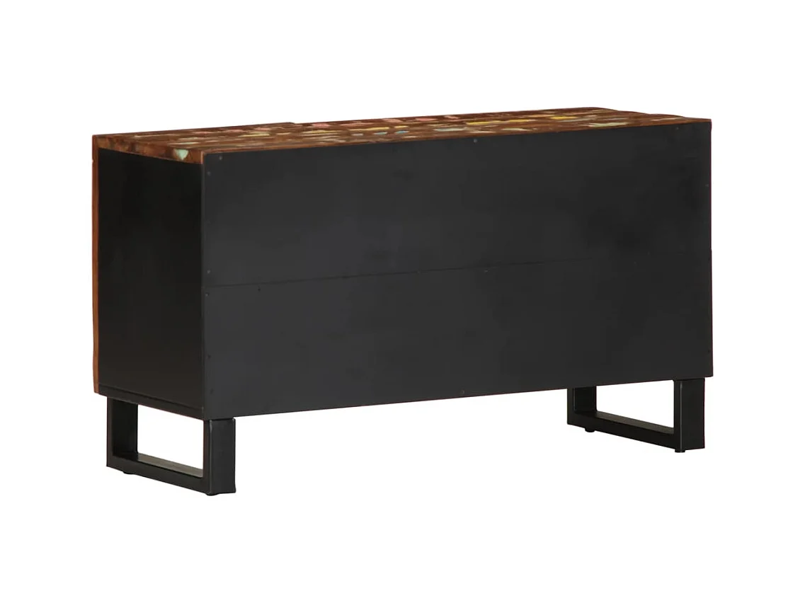 Torval  Meuble TV 80x33x46 cm bois de récupération et d'ingénierie