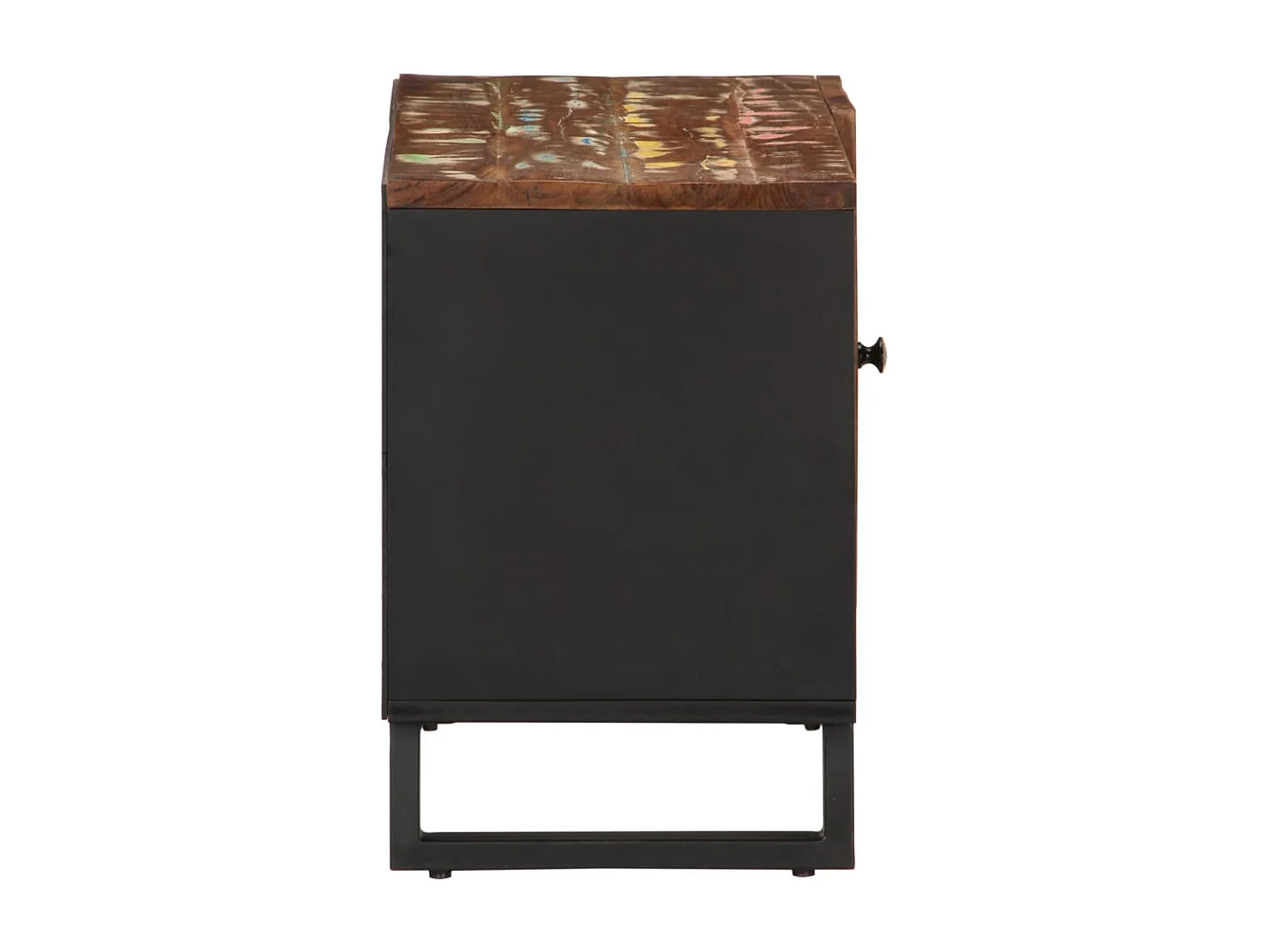 Torval  Tv-meubel 80x33x46 cm massief hout gerecycled en bewerkt hout