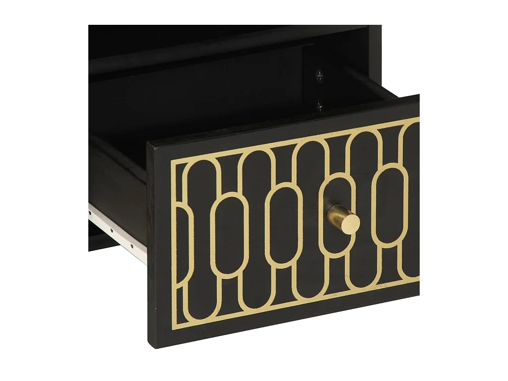 Sophie-Luce  Meuble TV 70x33x46 cm Bois massif de manguier