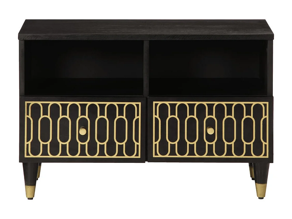 Sophie-Luce  Meuble TV 70x33x46 cm Bois massif de manguier