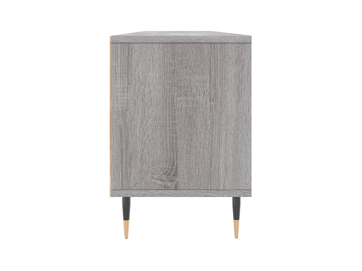 Wyren  Mueble para TV madera contrachapada gris Sonoma 150x30x44,5 cm