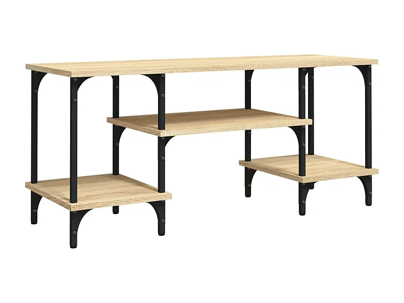 Tynir  Meuble TV chêne sonoma 102x35x45,5 cm bois d'ingénierie