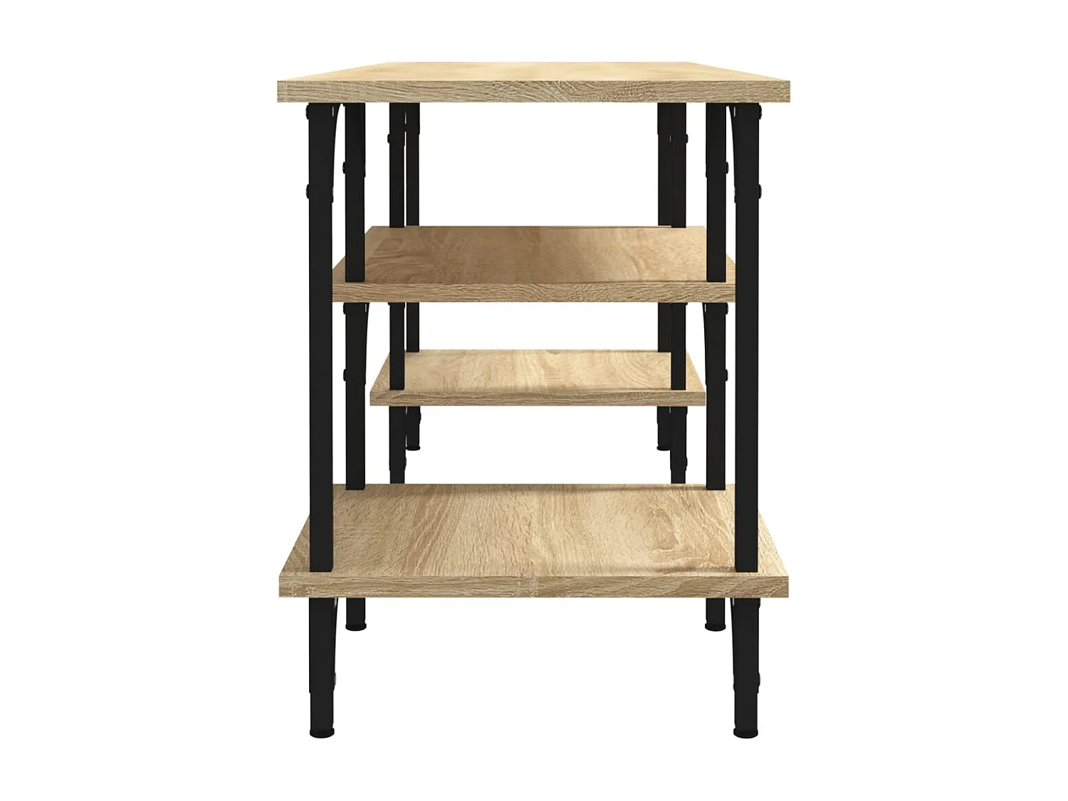 Tynir  Meuble TV chêne sonoma 102x35x45,5 cm bois d'ingénierie