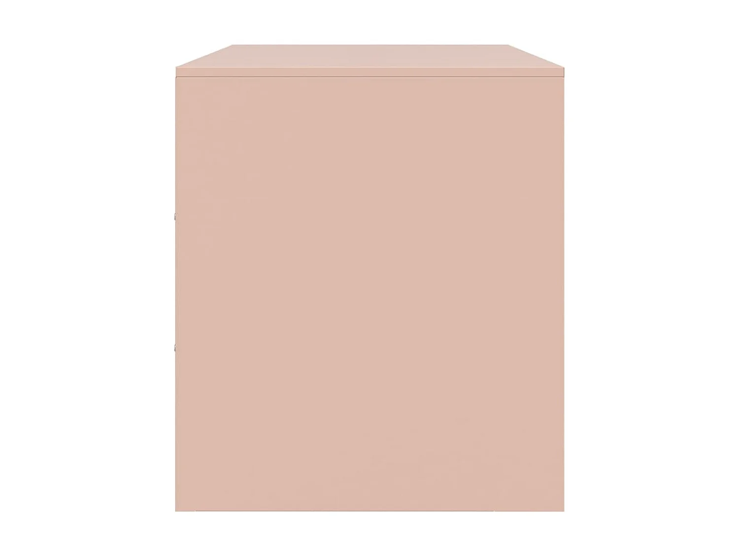 Ovdir  Mueble para TV de acero rosa 99x39x44 cm