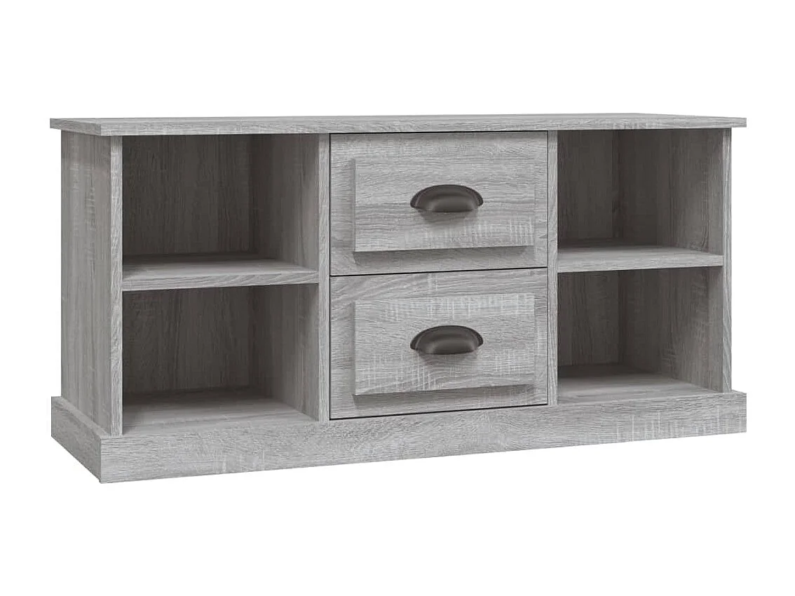 Dralinor  Mueble para TV madera contrachapada gris Sonoma 99,5x35,5x48 cm