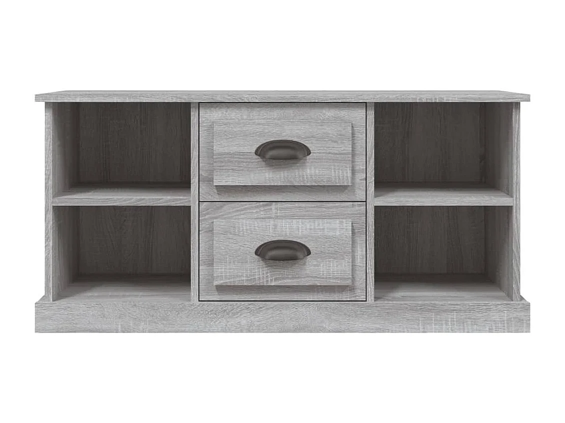 Dralinor  Mueble para TV madera contrachapada gris Sonoma 99,5x35,5x48 cm