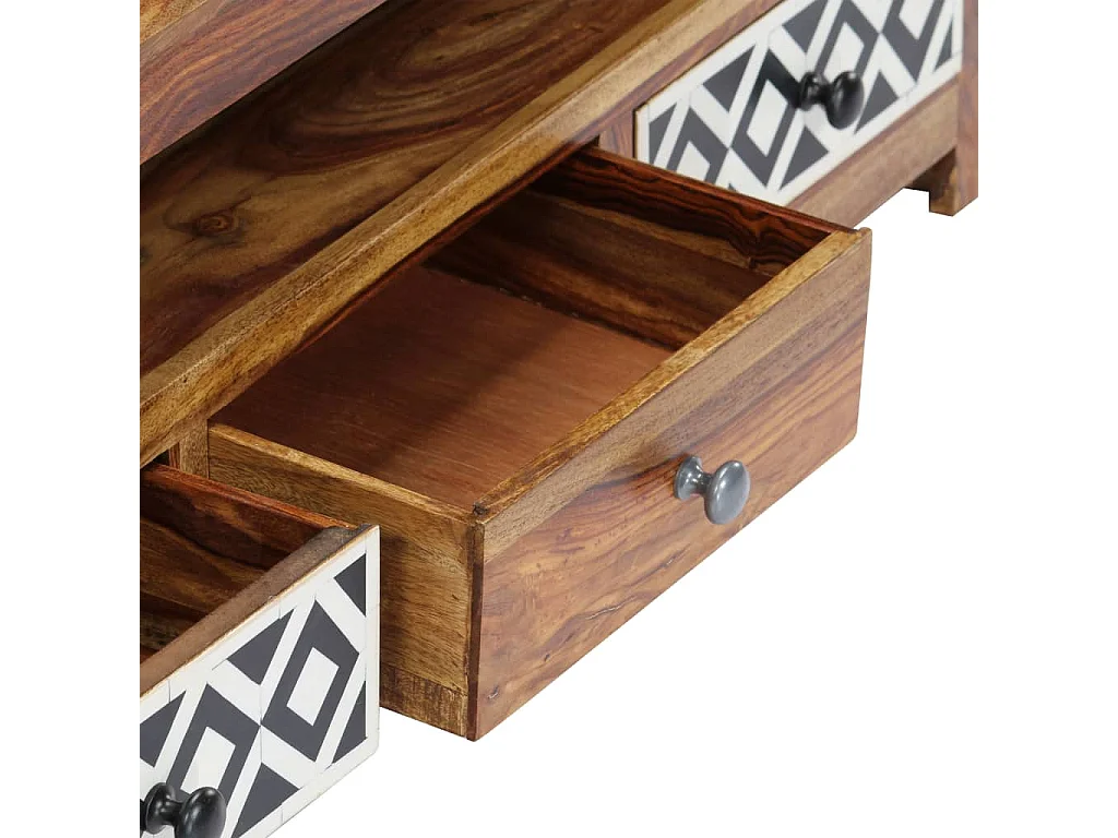 Garden Furniture -  Meuble TV 120x30x40 cm Bois de Sesham solide