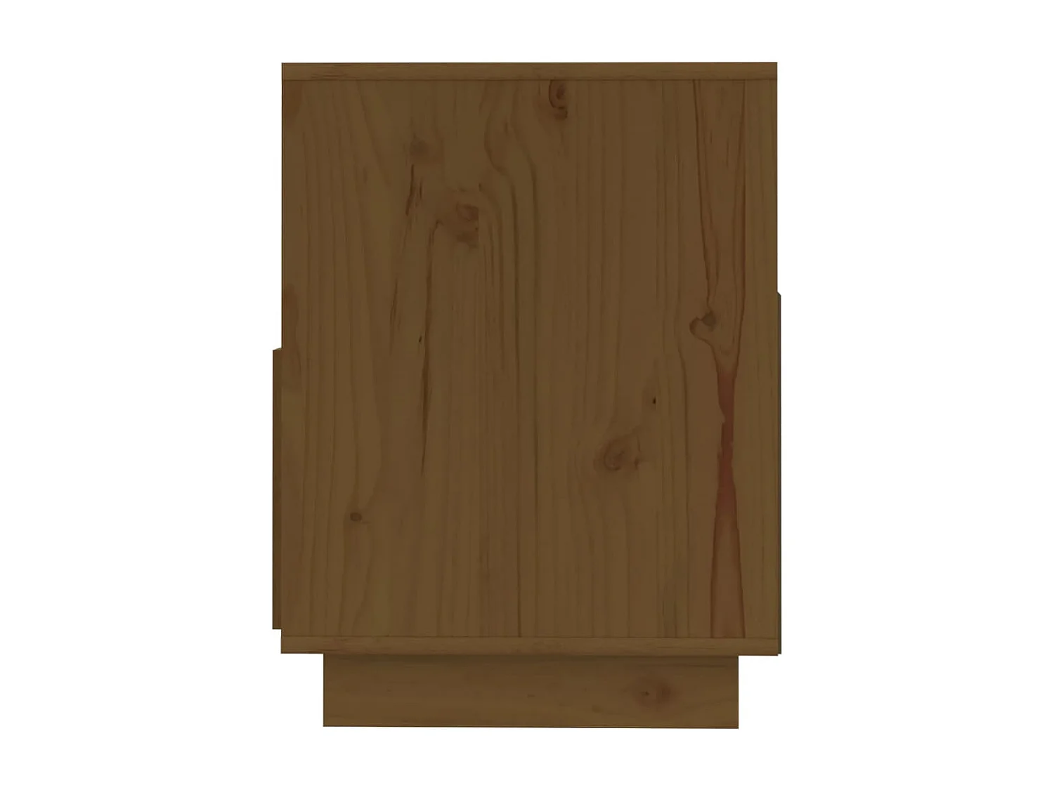 Sybe  Tv-meubel 140x37x50 cm massief grenenhout honingbruin