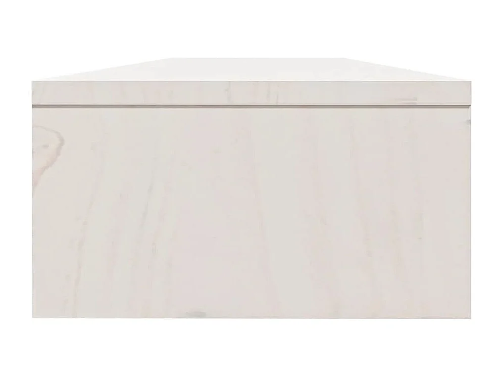 Prolenta Premium -  Support de moniteur Blanc 100x24x13 cm Bois de pin solide