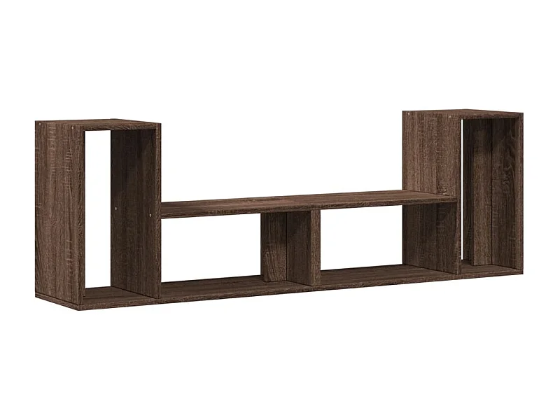 Dunmore  Tv-meubelen 2 st 75x30x50 cm bewerkt hout bruin eikenkleurig