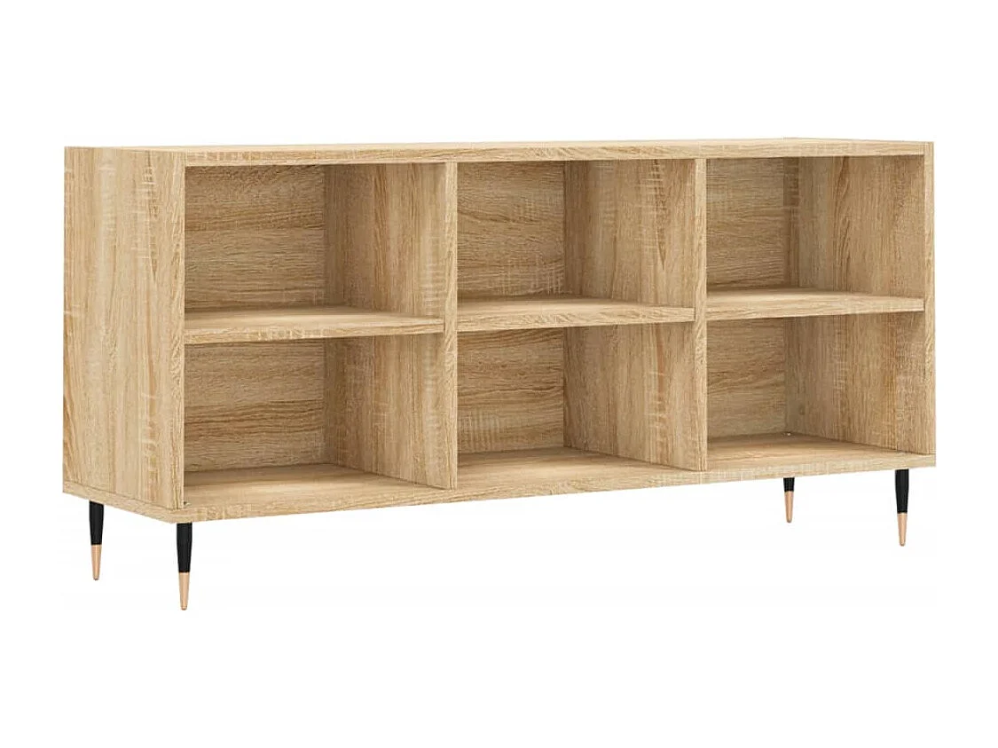 Farmington Hills  Meuble TV chêne sonoma 103,5x30x50 cm bois d'ingénierie