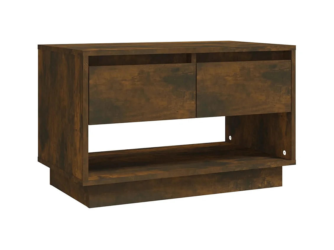 Brooke Taylor  Meuble TV chêne fumé 70x41x44 cm bois d'ingénierie