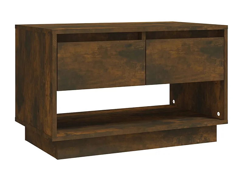 Brooke Taylor  Meuble TV chêne fumé 70x41x44 cm bois d'ingénierie