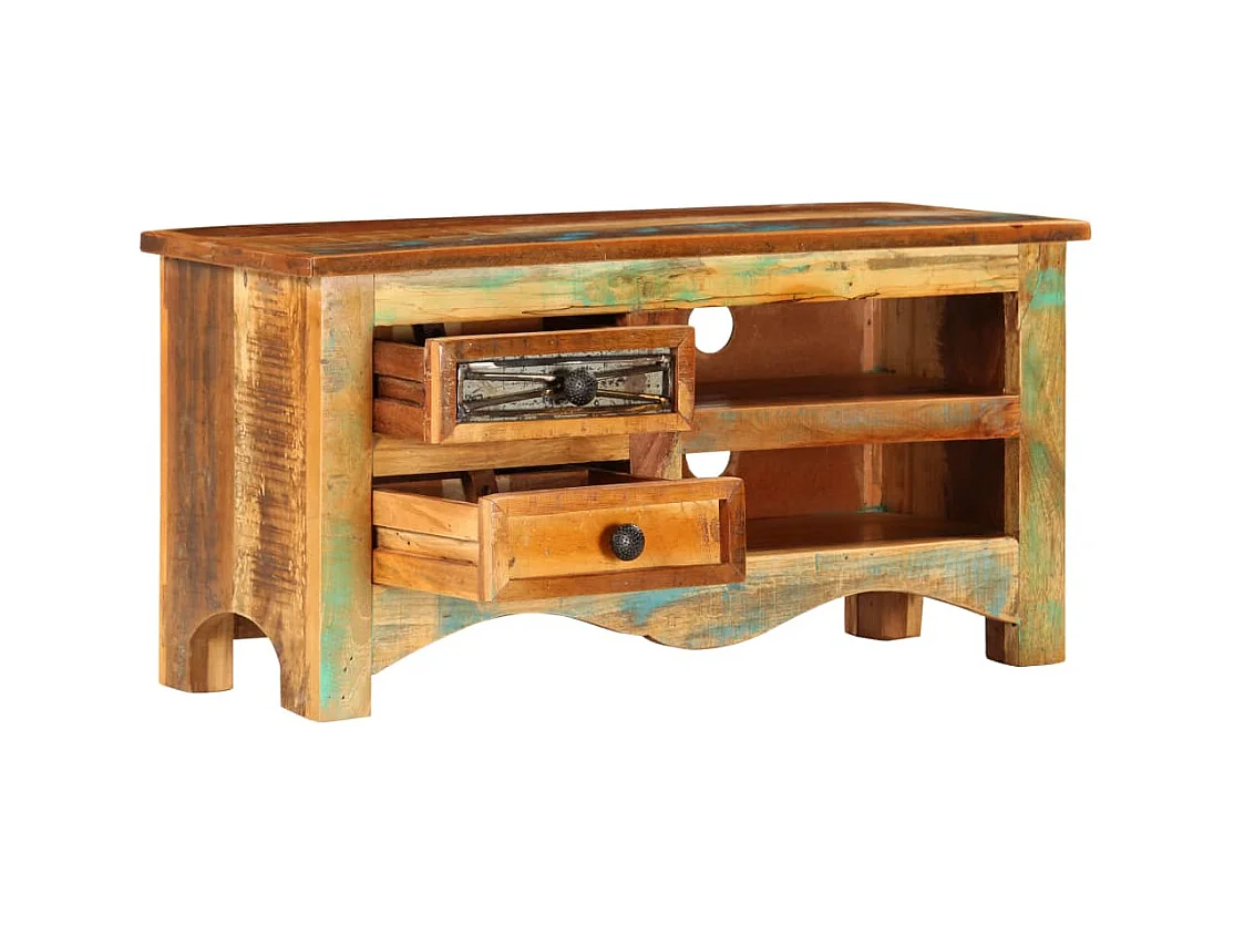 Garden Furniture -  Tv-meubel 80x30x40 cm massief gerecycled hout