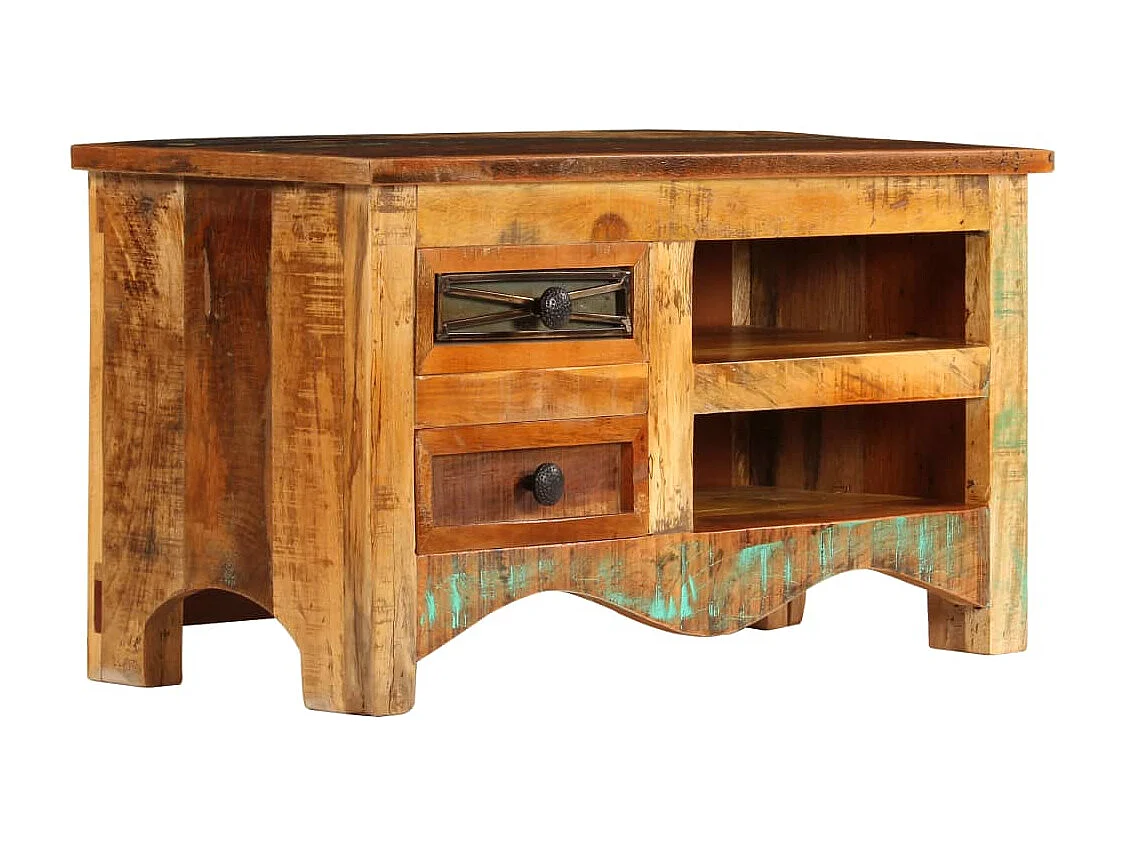 Garden Furniture -  Meuble TV 80x30x40 cm Bois de récupération massif