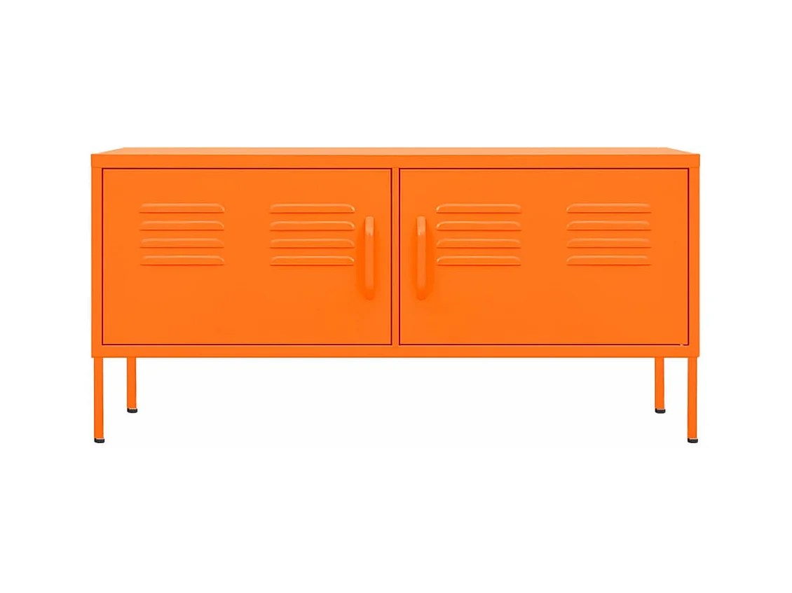 Drøbak  Tv-meubel 105x35x50 cm staal oranje