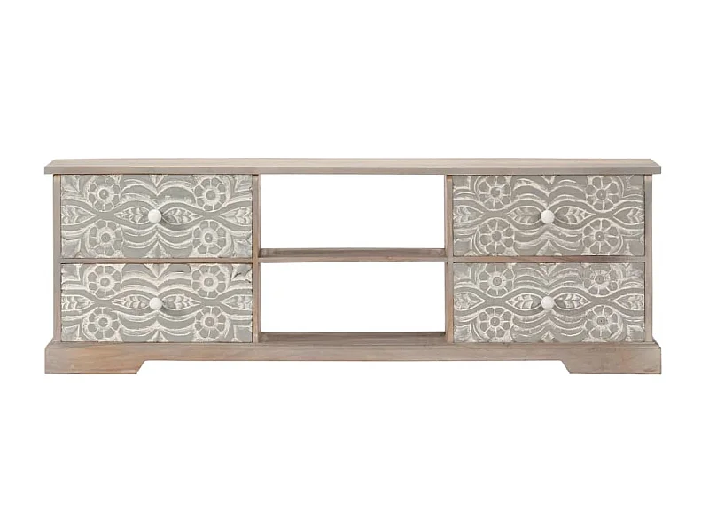 Garden Furniture -  Meuble TV 120x30x40 cm Bois d'acacia massif