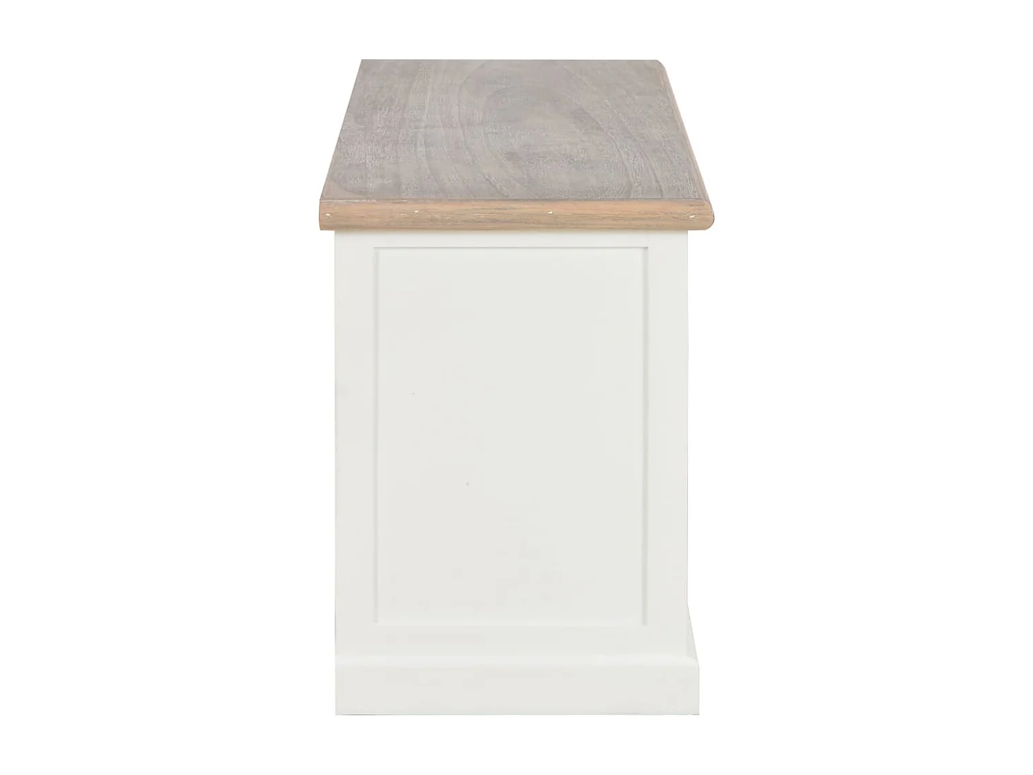 Ralf  Mueble para TV de madera blanco 90x30x40 cm
