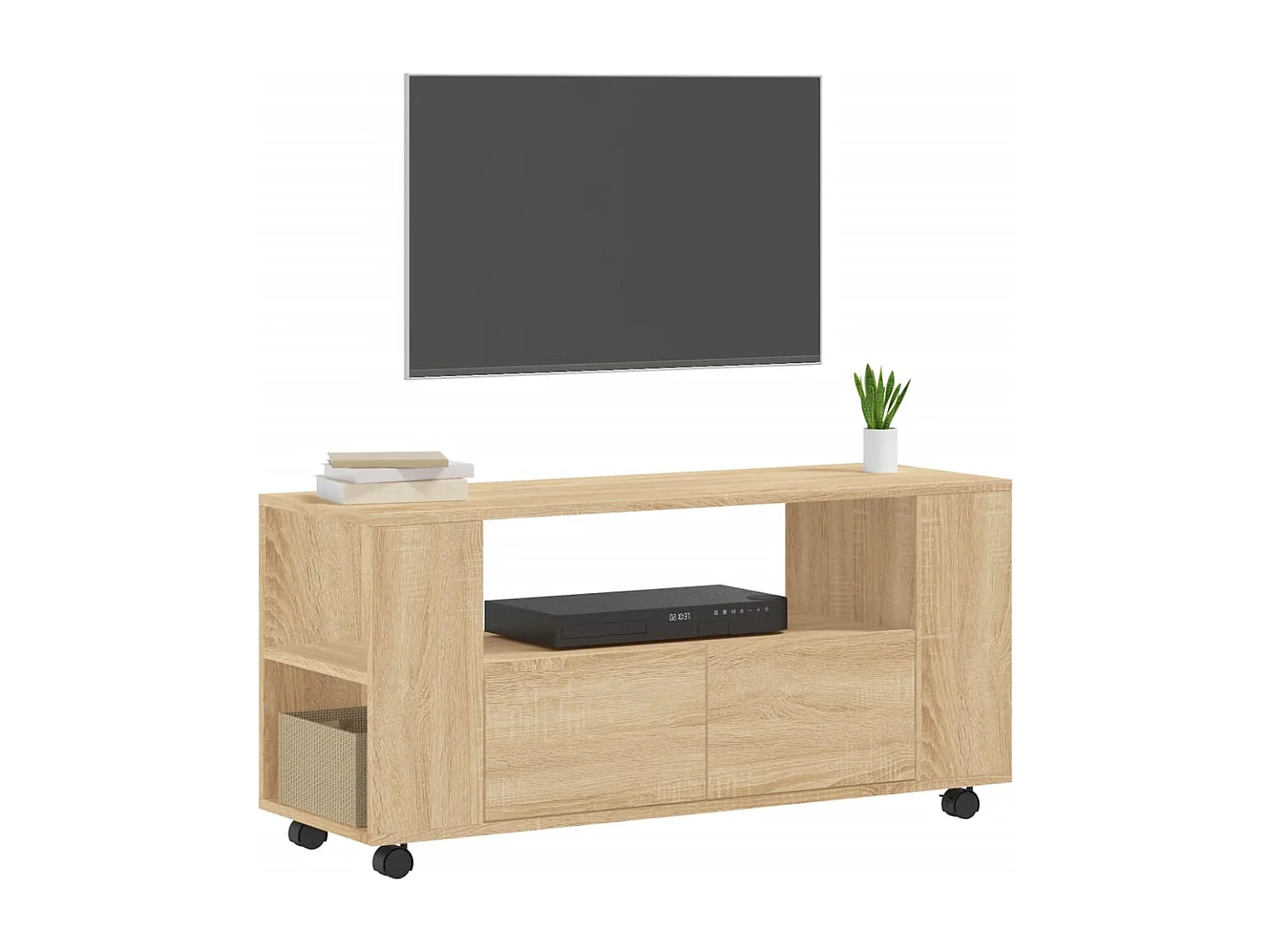 Elli  Meubles TV chêne sonoma 102x34,5x43 cm bois d'ingénierie