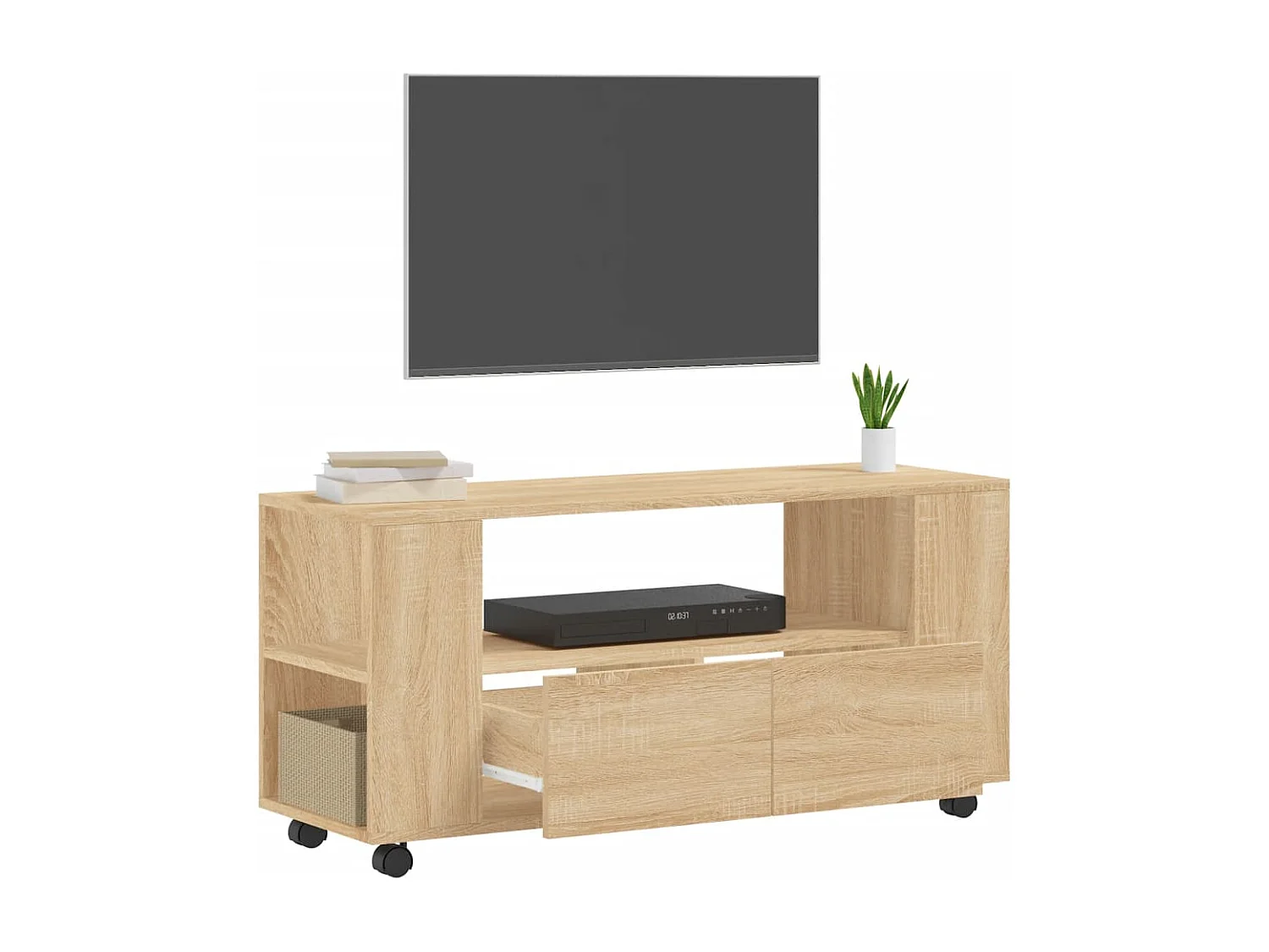 Elli  Meubles TV chêne sonoma 102x34,5x43 cm bois d'ingénierie