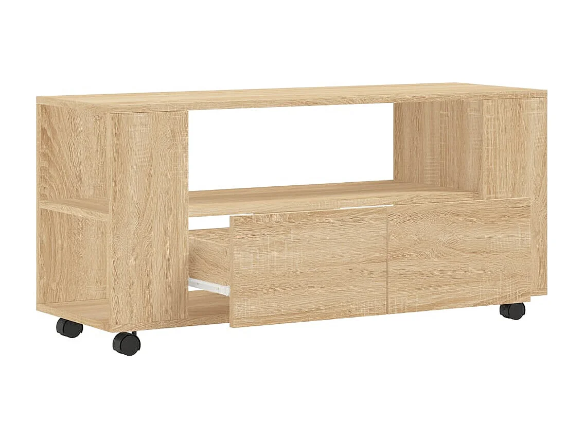 Elli  Meubles TV chêne sonoma 102x34,5x43 cm bois d'ingénierie