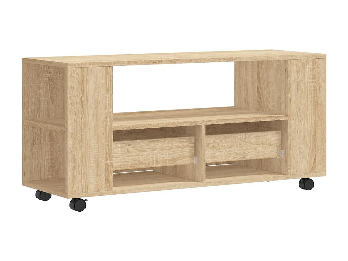 Elli  Meubles TV chêne sonoma 102x34,5x43 cm bois d'ingénierie