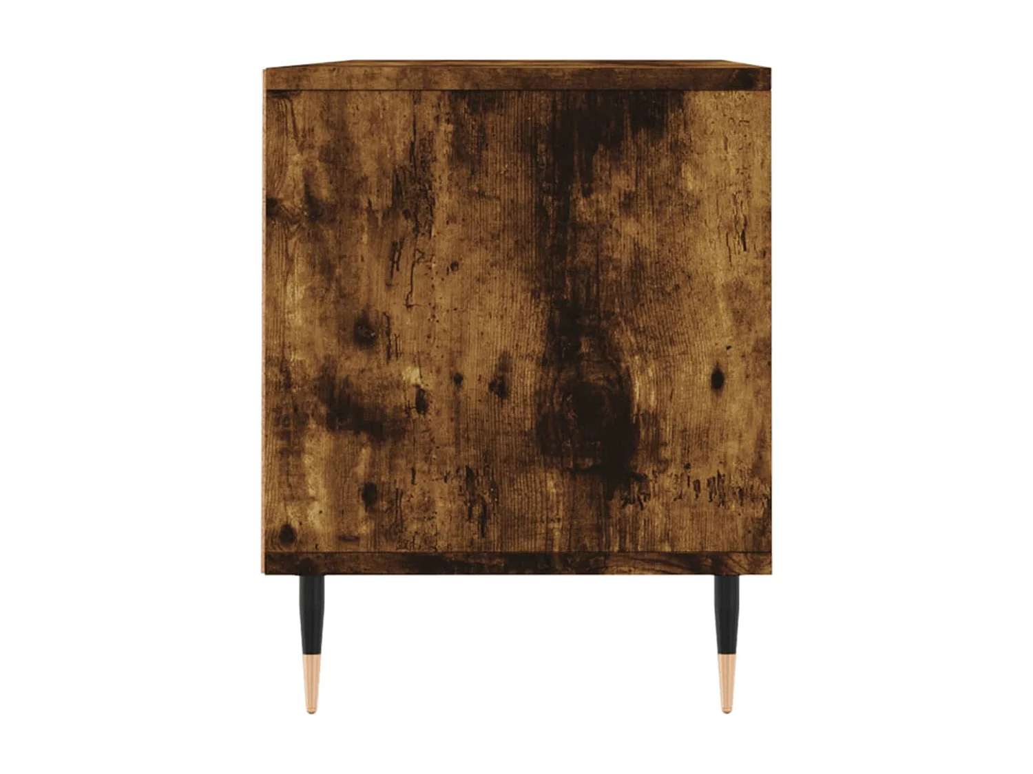 Milo  Meuble TV chêne fumé 100x34,5x44,5 cm bois d'ingénierie