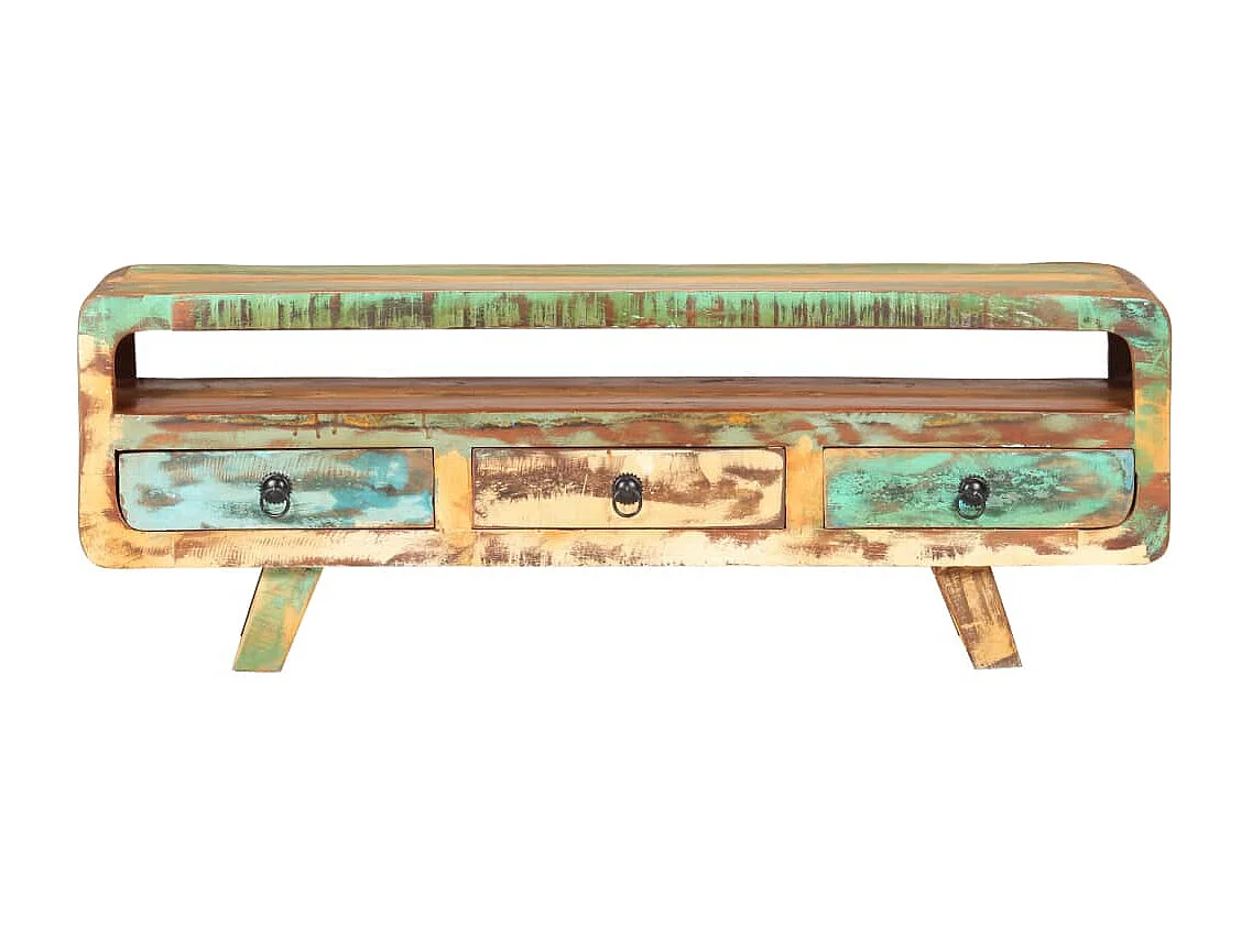 Norinor  Meuble TV 117x30x41 cm Bois de récupération massif