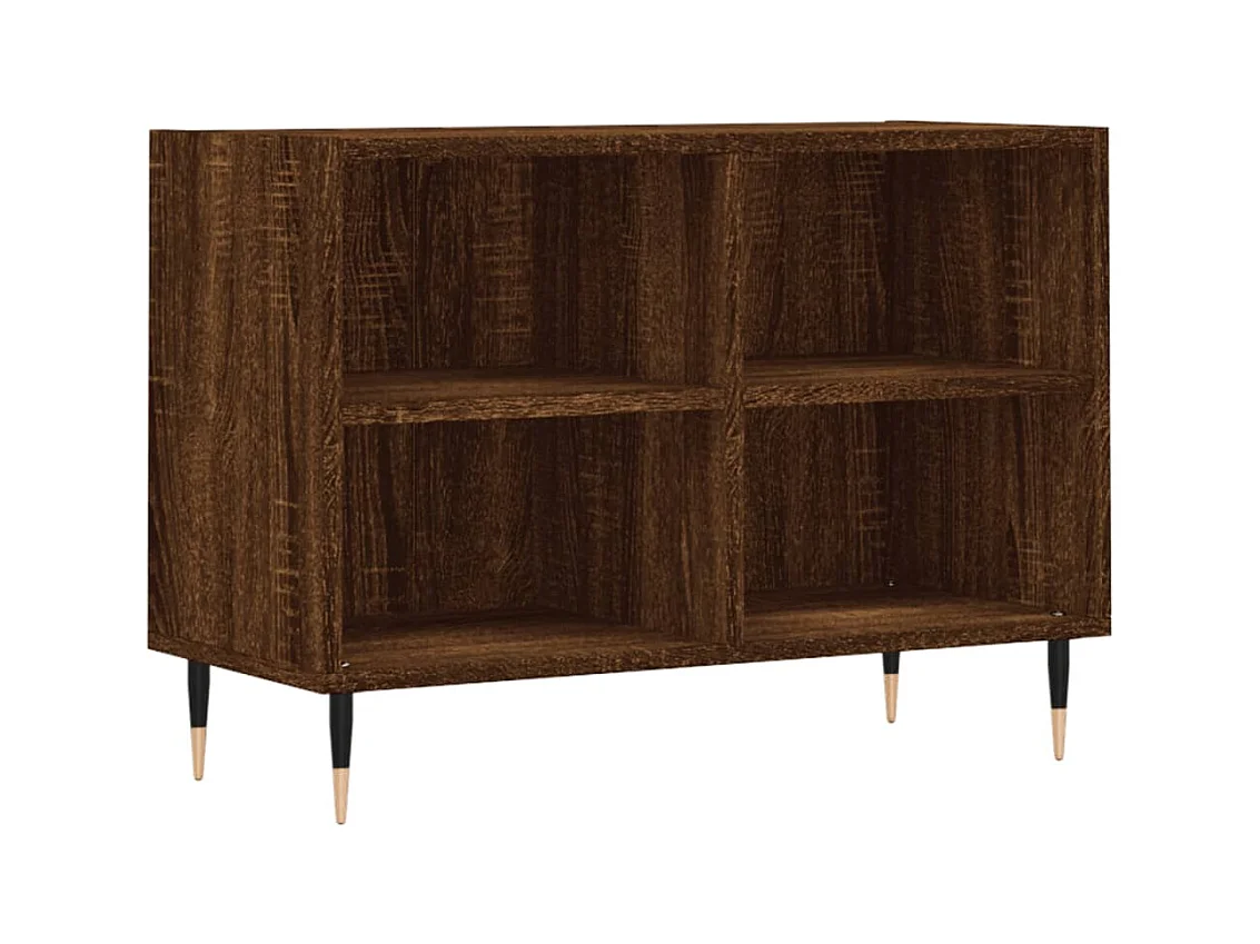 Udir  Meuble TV chêne marron 69,5 x 30 x 50 cm bois d'ingénierie