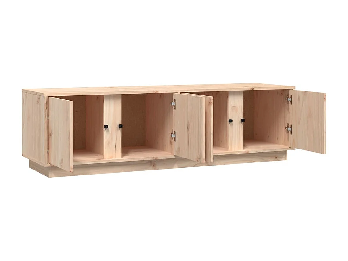 Tovis  Tv-meubel 140x40x40 cm massief grenenhout