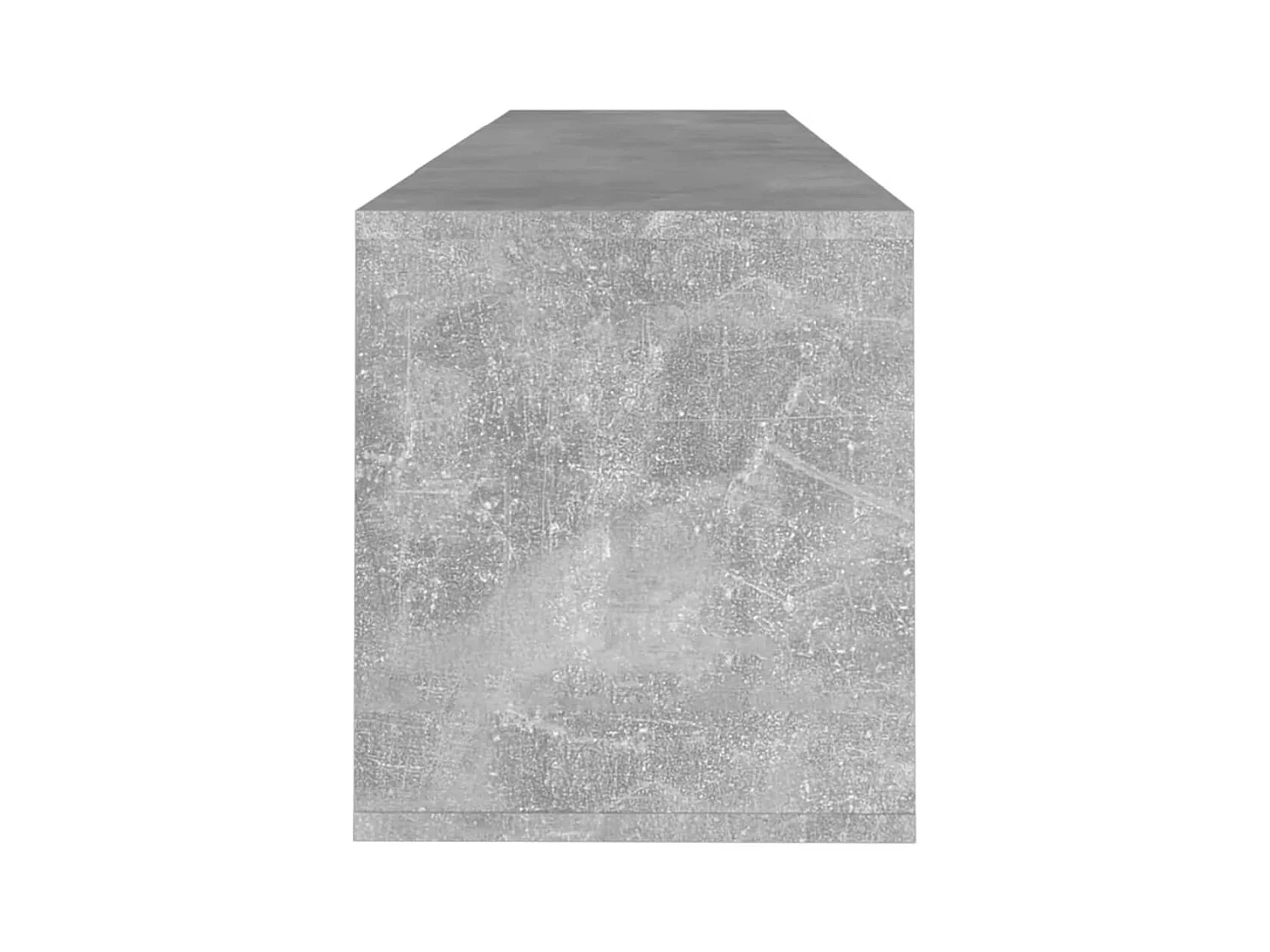Qirin  Meuble TV gris béton 120x30x40,5 cm bois d'ingénierie