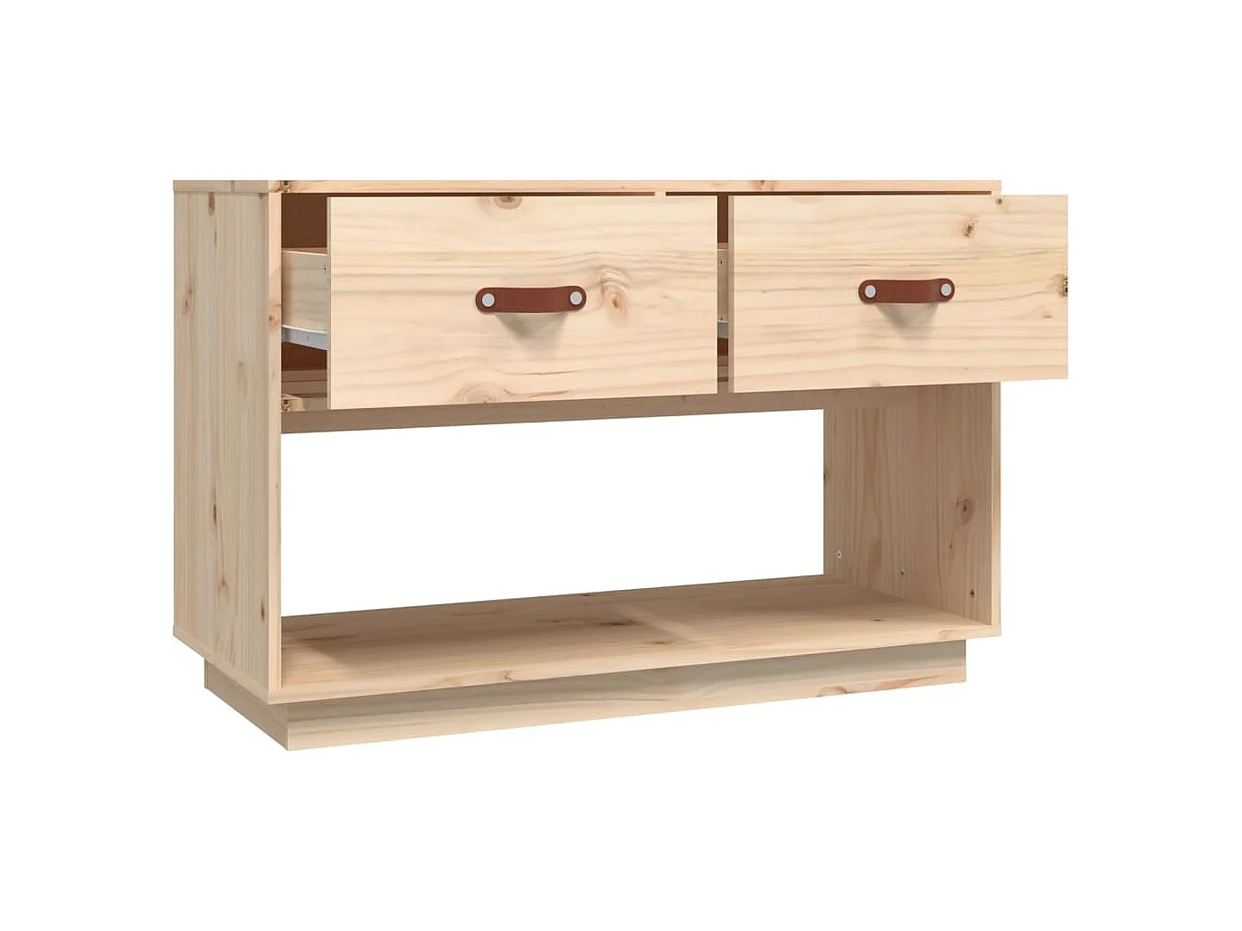 Carly Grace  Tv-meubel 90x40x60 cm massief grenenhout