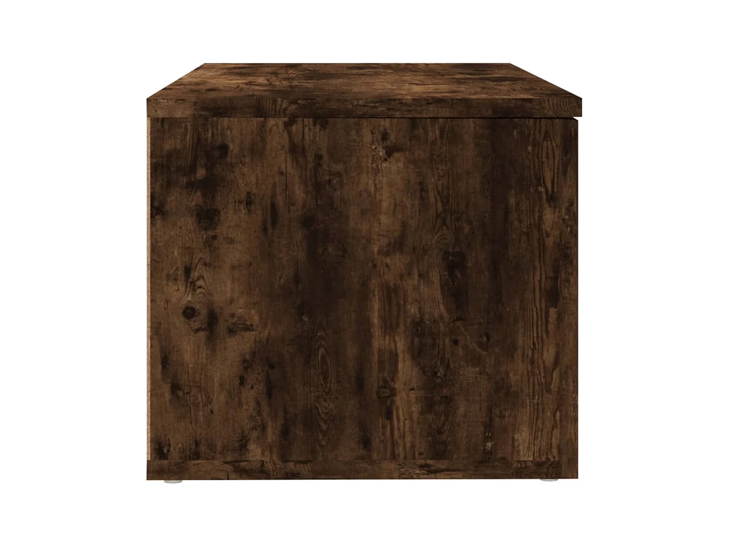 Hetty  Meuble TV Chêne fumé 80x34x30 cm Bois d'ingénierie