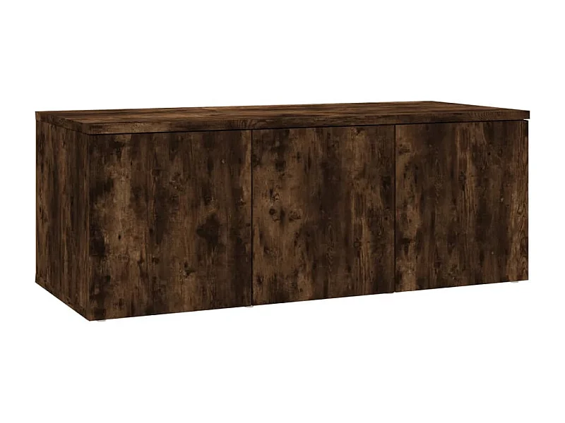 Hetty  Tv-meubel 80x34x30 cm bewerkt hout gerookt eikenkleurig