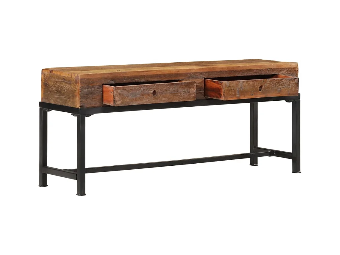 Leora  Tv-meubel 110x30x46 cm massief gerecycled hout