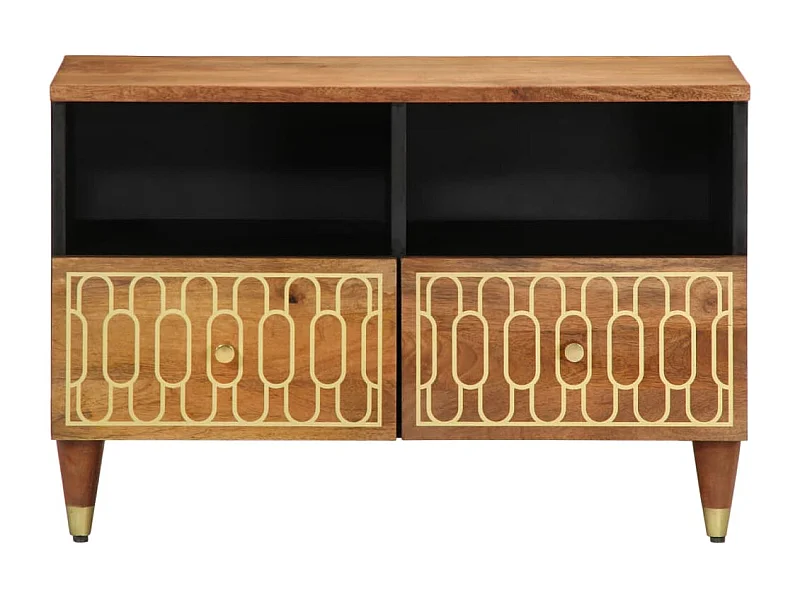 Sophie-Luce  Meuble TV 70x33x46 cm Bois massif de manguier