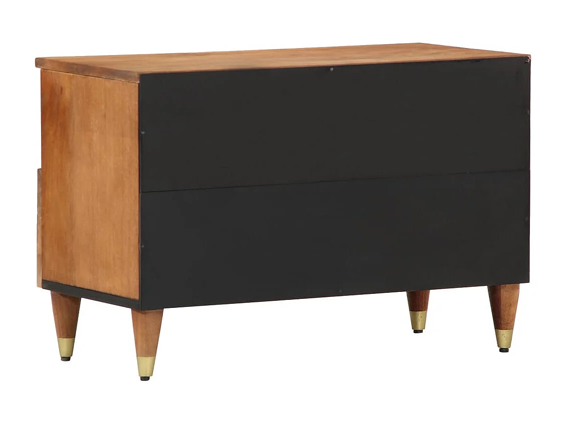 Sophie-Luce  Meuble TV 70x33x46 cm Bois massif de manguier