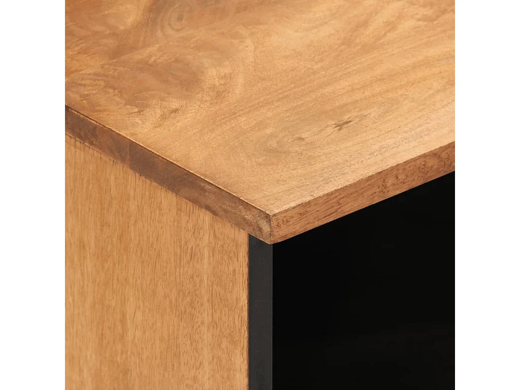 Sophie-Luce  Meuble TV 70x33x46 cm Bois massif de manguier